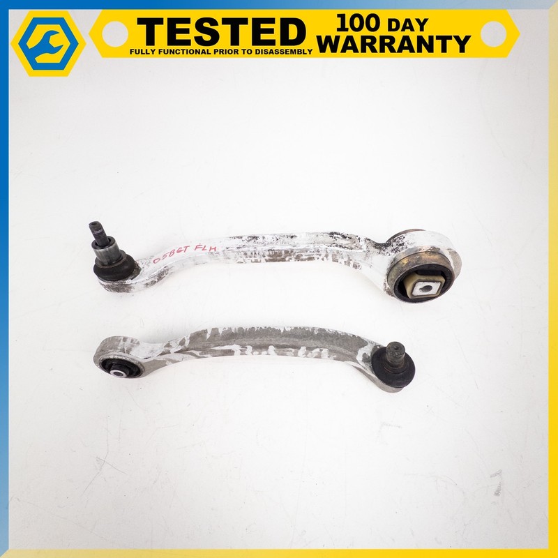 03-13 BENTLEY CONTINENTAL GT FRONT LEFT SIDE UPPER CONTROL ARM SET OEM