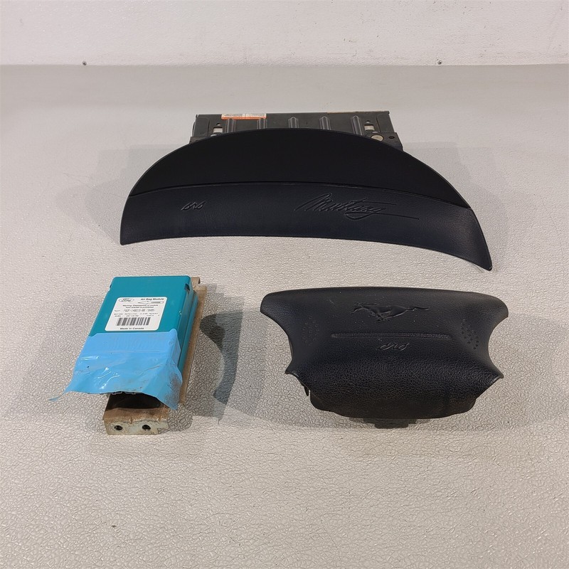96-98 Mustang Gt Driver Passenger Air Bag Airbag Srs Module Set Aa7430