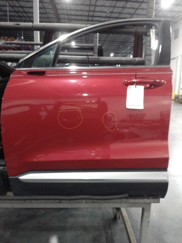 2019 Hyundai Santa Fe Left Door Red PR3 - Small Ding, 129k Miles, OEM Part