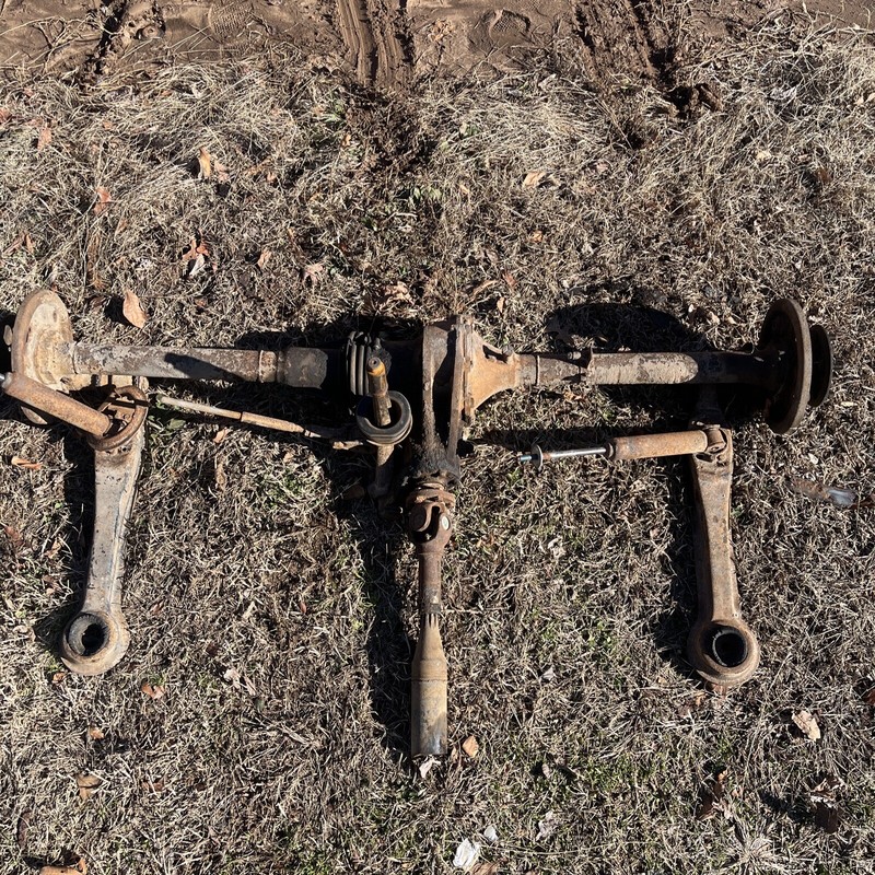 1955 Mercedes W180 Ponton 220A Differential Jointed Rear Axle Assembly