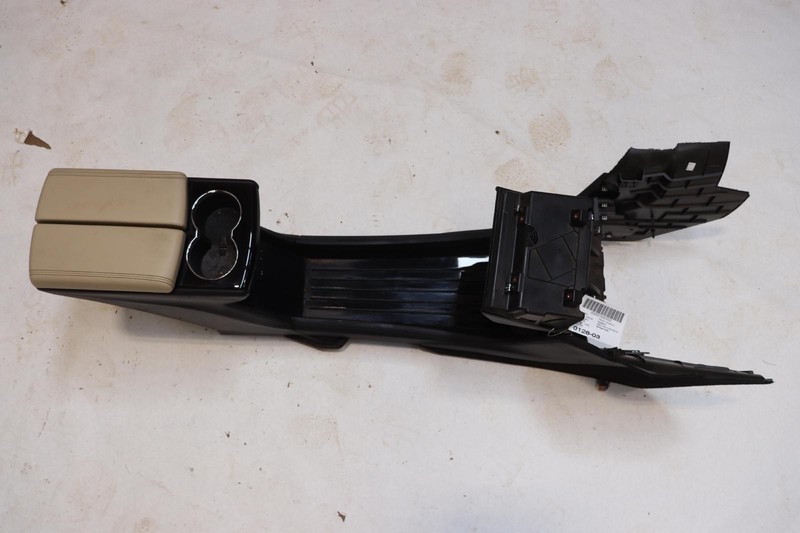 2012-2015 TESLA MODEL S FRONT CENTER CONSOLE COMPARTMENT W/ ARMREST OEM