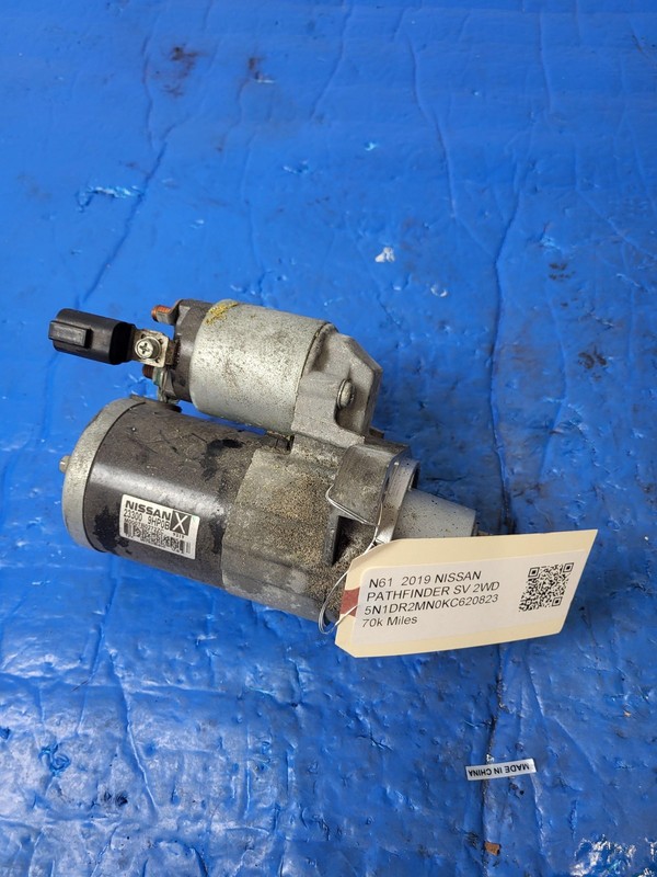 Used Oem Nissan Starter Motor 23300-9HP0B for Pathfinder SV 3.5L FWD 2015-2020
