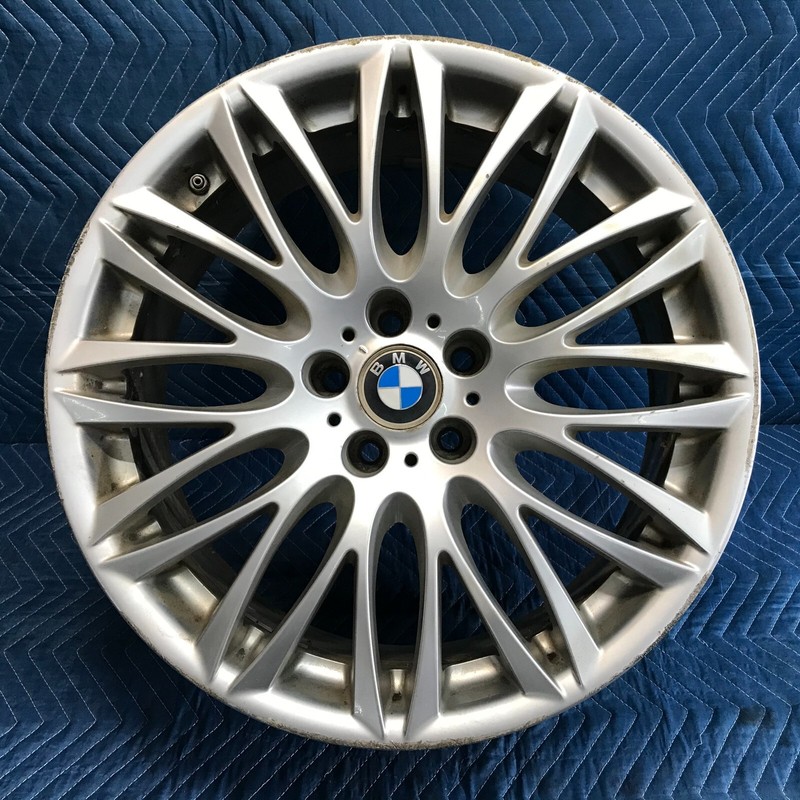 2008 Bmw 750i Series Oem Rim Factory Front Wheel 20" X 9" 24 Spoke Scuffs 06 07