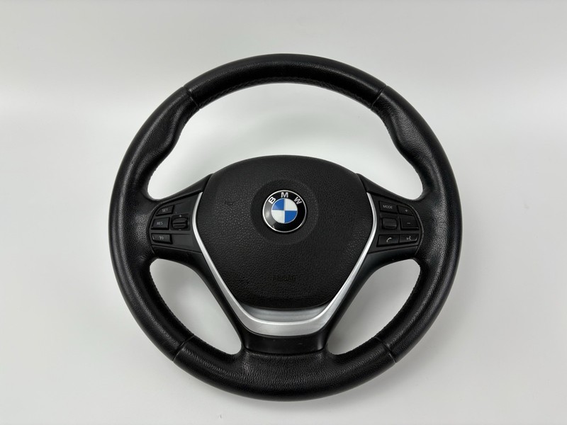 12-18 BMW F30 F32 328i 435i LEATHER SPORT STEERING WHEEL USED OEM