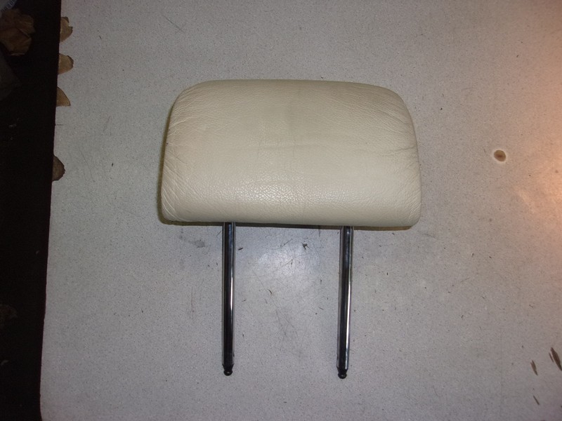 BMW Cream Leather Headrest *FREE SHIPPING*