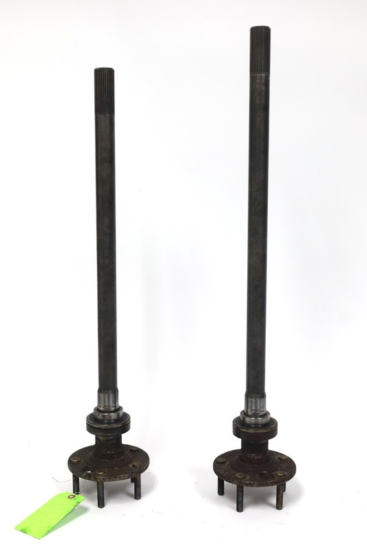 9” Axle Shafts Pair – 31 Spline 5-Lug – Flush Mount Bearings – Used