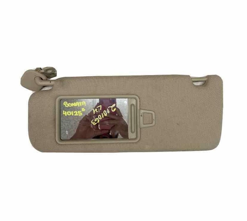 2015 2019 HYUNDAI SONATA VIN 2 SUN VISOR DRIVER SIDE BROWN COLOR OEM 85201C2000