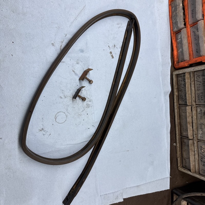 1980 Kawasaki 4/6 LTD Invader Vintage snowmobile FrontBumper Rubber Trim