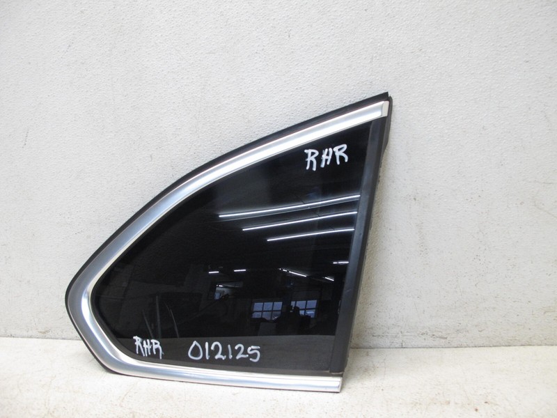 16-18 BMW F48 X1 QUARTER WINDOW GLASS REAR RIGHT PASSENGER OEM 012125