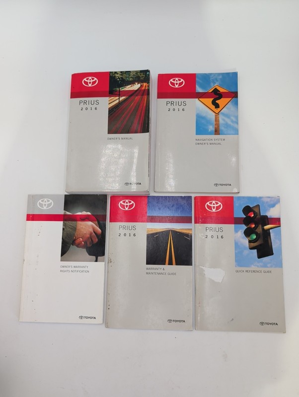 2016 Toyota Prius Owners Manual With Navigation OEM Free Shipping