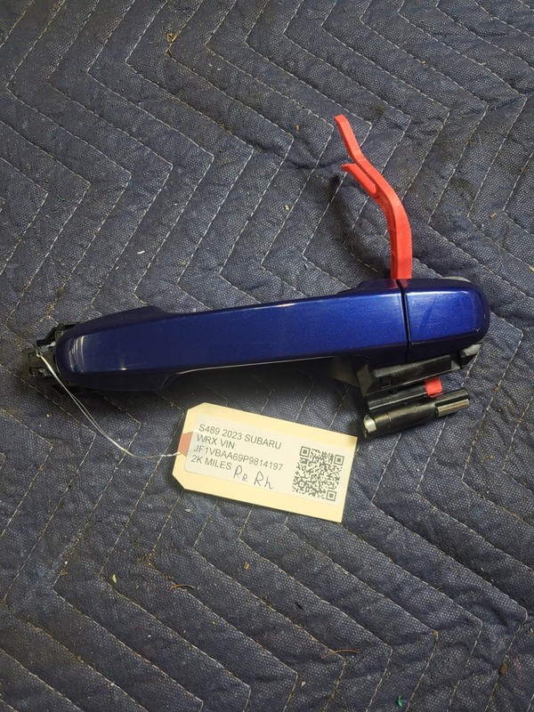 Used Oem Subaru Right Passenger Rear Door Exterior Handle for 2022-2023 WRX