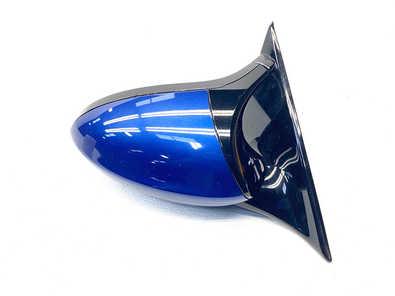 08-13 BMW M3 E92 FRONT RIGHT SIDE DOOR NON FOLDING MIRROR BLUE OEM #A0.58
