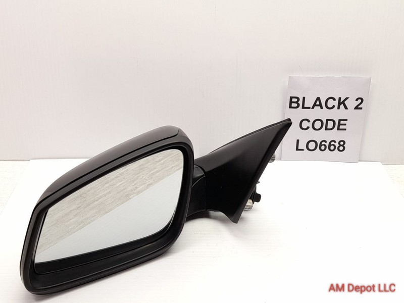 2011 BMW 535i 528i 550i F10 Left Driver Sideview Door Mirror Jet Black Black2