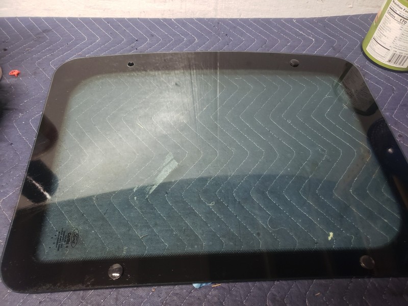 94-14 Ford E-250 Rear Side Hinged Door Assembly Pass Right Window OEM