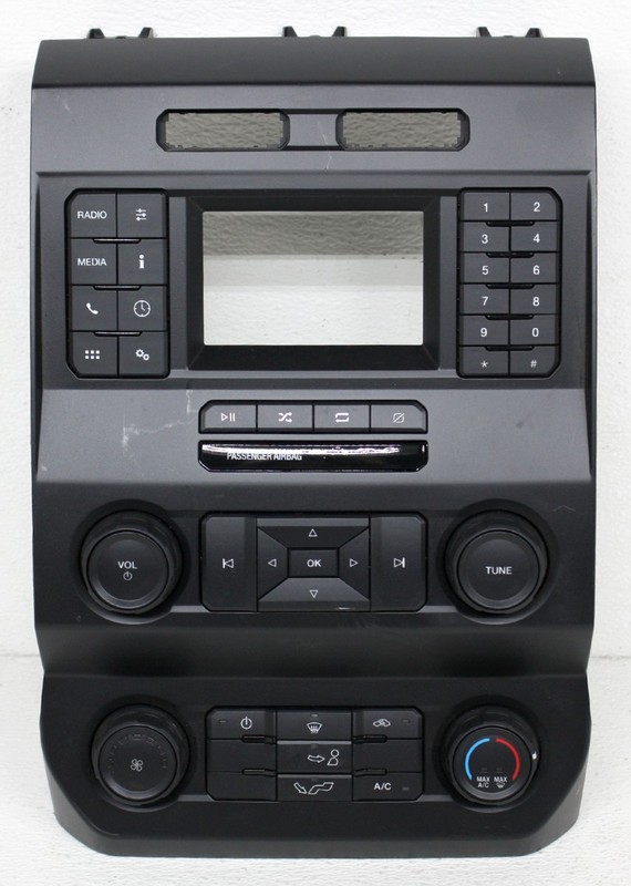 OEM Radio Audio HVAC controls For Ford F150 pickup Scratches