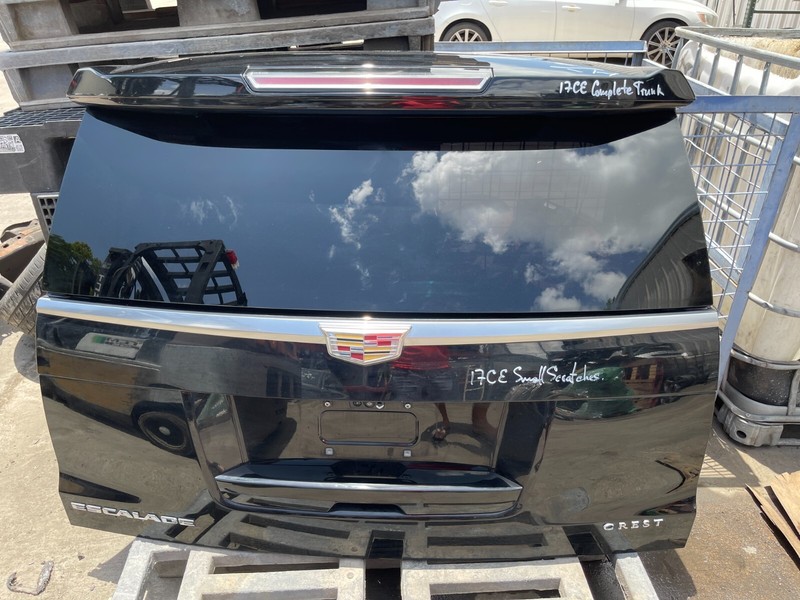 17-20 Cadillac Escalade REAR TRUNK LID HATCH LIFT GATE GLASS ASSEMBLY Black GBA