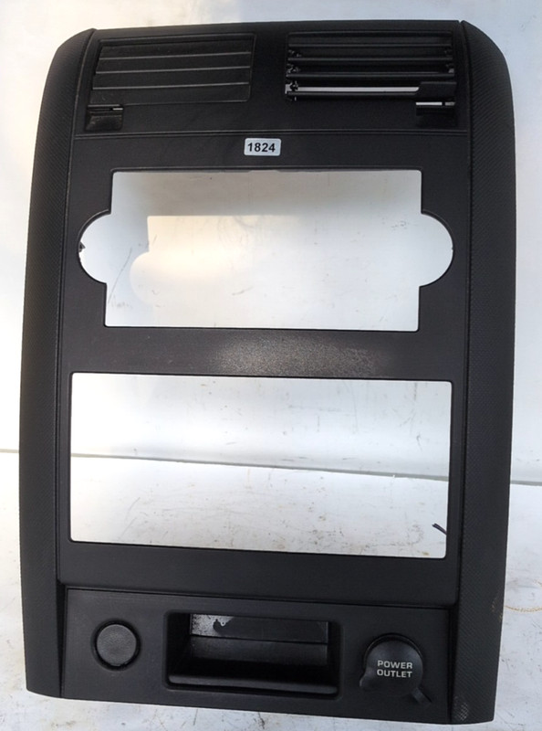 2004-09 Dodge Durango Center Radio A/C Climate Bezel Seat Heat Switch Black OEM