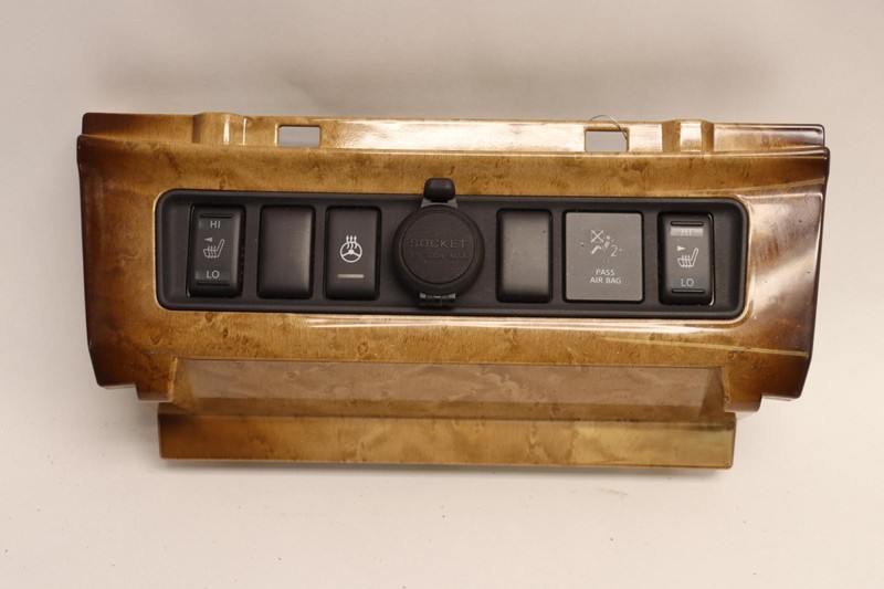 2011-2014 INFINITI QX56 QX80 DASH SEAT & WHEEL HEATED SWITCH PANEL W/ SOCKET OEM