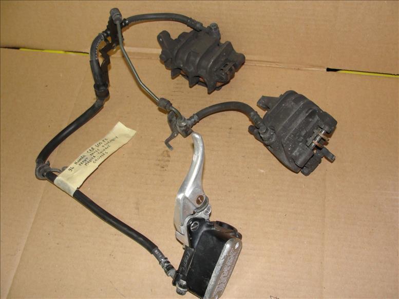 96 HONDA CBR 600-F3 FRONT BRAKE ASSEMBLY MASTER CYLINDER CALIPERS CBR600