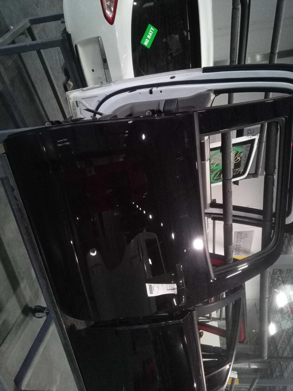 2017 Chevrolet Silverado 1500 Left Rear Door Black 383991 Used 100K Miles