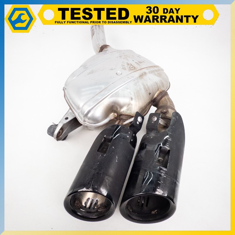 19-21 PORSCHE MACAN 2.9L V6 REAR LEFT EXHAUST MUFFLER & TAIL PIPE OEM