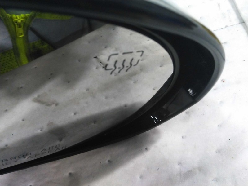 2016 Jeep Compass Right Door Mirror Black Scuffed OEM 18431 175K Miles