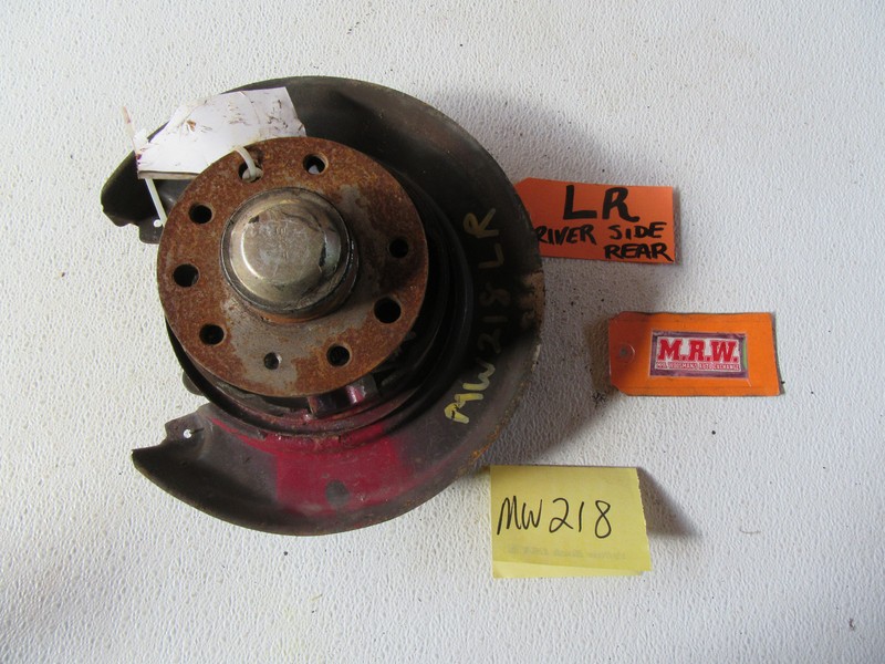HUB WHEEL BEARING BACKING PLATE BRAKE CALIPER MOUNT LEFT REAR CAR 95-98 SAAB 900