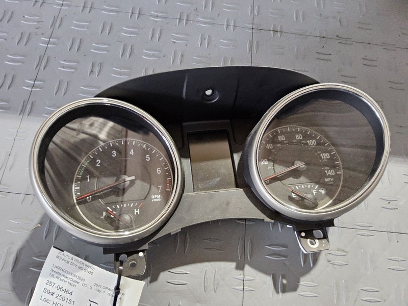 Speedometer Cluster MPH From 5/3/10 Fits 11 GRAND CHEROKEE 3416924