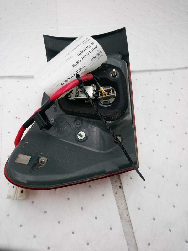 2010 Lexus GS350 Right Tail Light Assembly Grey OEM Used 501298 188k Miles