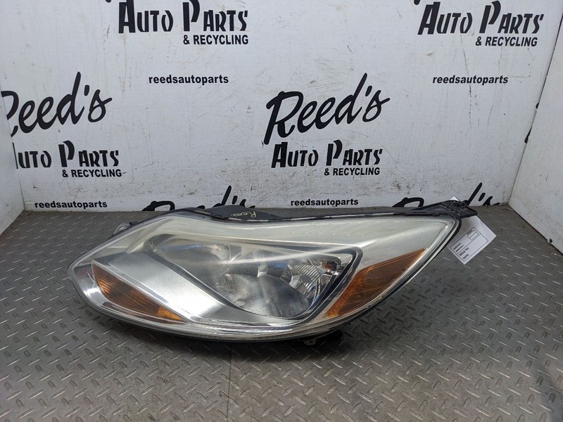 Driver Headlight Halogen Aluminum Trim S Model Fits 12-14 FOCUS 1060970