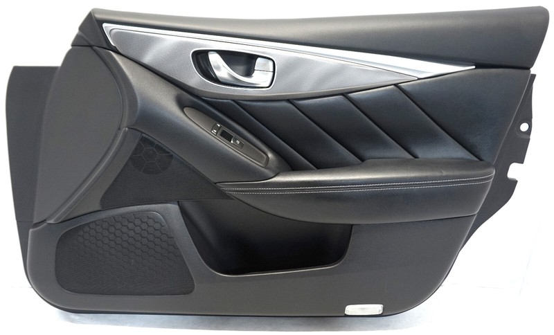 ✅ 2014-21 INFINITI Q50 OEM DOOR INTERIOR TRIM PANEL RIGHT PASSENGER FRONT BLACK