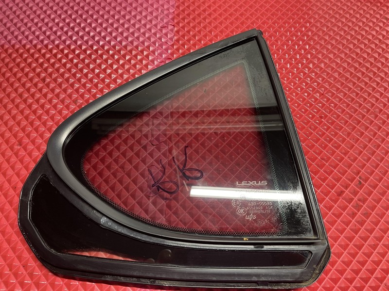 2007-2014 LEXUS LS460 Rear Passenger Back Door Window Fixed Vent Glass Oem