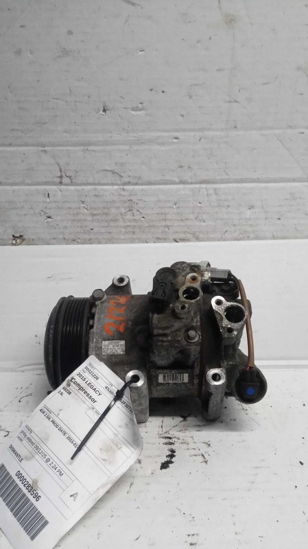 2015 Subaru Legacy A/C Compressor 2.5L OEM 73111AJ03A 97K Miles Black