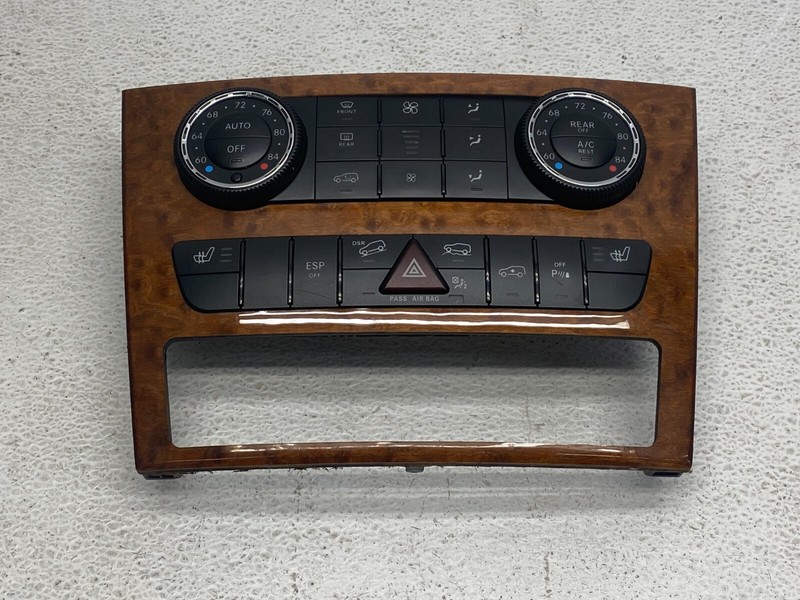 2007-2012 MERCEDES GL450 FRONT AC HEATER CLIMATE CONTROL SWITCH OEM LOT635