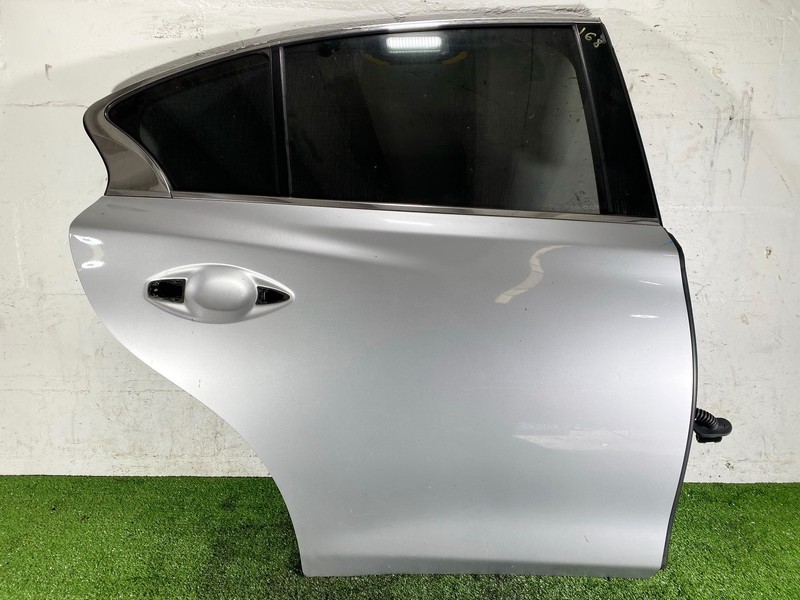 14-23 INFINITI Q50 REAR RIGHT RH PASS SIDE DOOR SHELL SKIN COVER SILVER K23 OEM