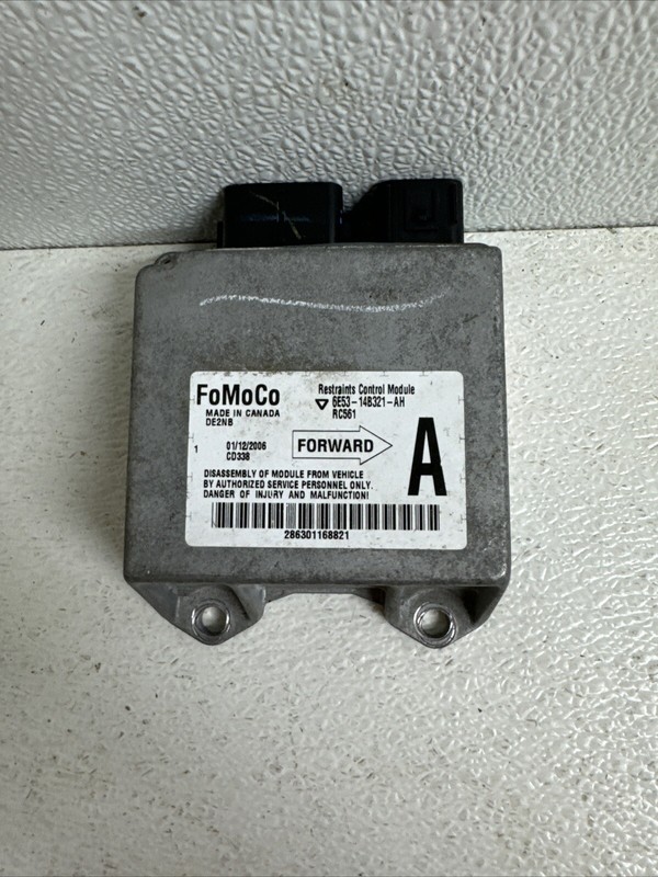 2006 Ford Fusion Occupant Module Computer ID: 6E53-14B321-AH