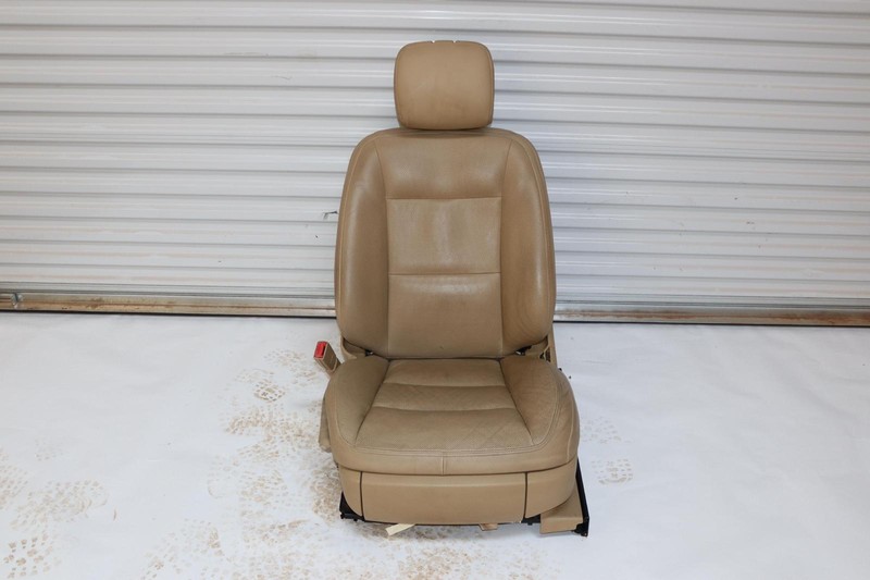 2007-2013 MERCEDES S-CLASS S550 W221 FRONT LEFT DRIVER SIDE SEAT LEATHER TAN OEM