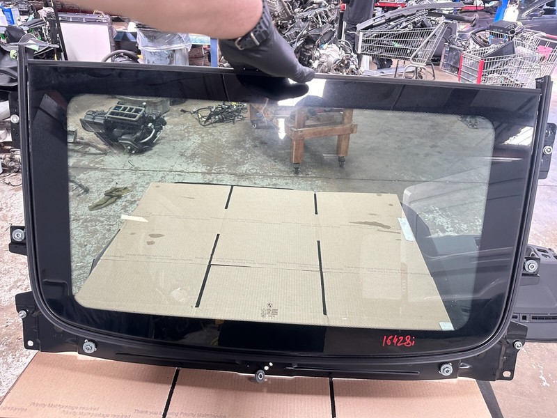 13-15 BMW X1 E84 SUNROOF SUN ROOF WINDOW GLASS REAR SECTION OEM