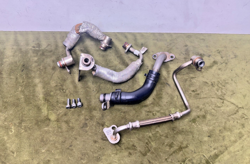 11–19 OEM BMW N20 N26 328i 528i Turbo Turbocharger Coolant Oil Lines Pipes SET
