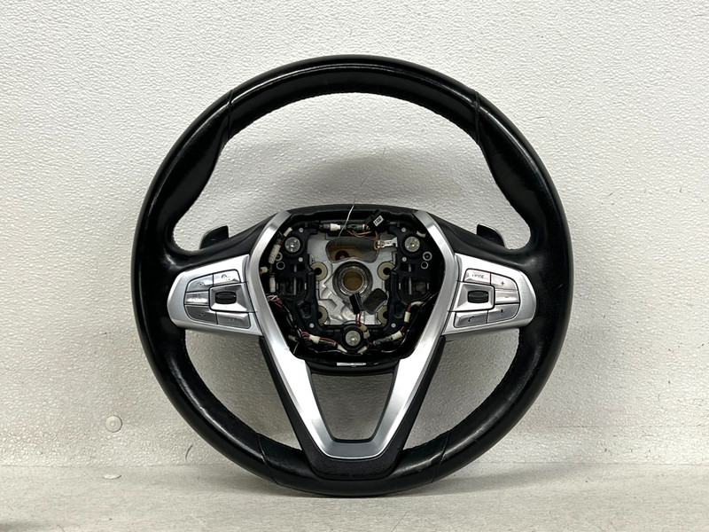 ⭐2016-2019 BMW 740I 750I STEERING BLACK LEATHER WHEEL W/ CONTROLS OEM LOT2722