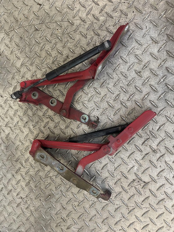 2005-2009 Ford Mustang Trunk Hinges Red Oem Tested LH RH