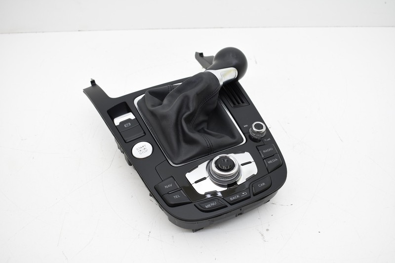 2013 Audi A5 Manual Center Console Control Panel Shifter Trim W/ Knob OEM KW22