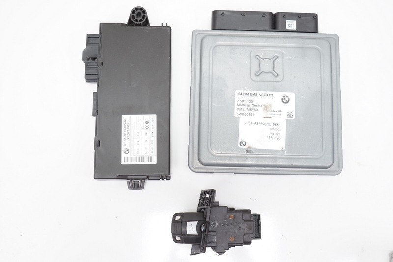 BMW E90 3-series N51 Set Ignition Key DME CAS PCM ECM OEM 2007 - 2010