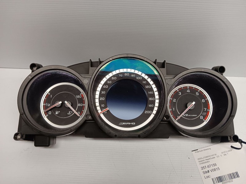 15 MERCEDES BENZ CLS63S 218 TYPE 5.5L AMG SPEEDOMETER INSTRUMENT GAUGE CLUSTER