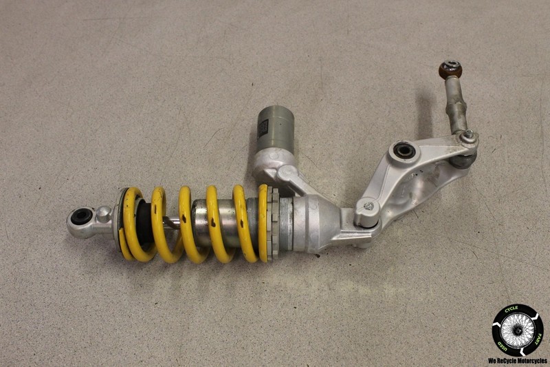 2008 Ducati 1098 REAR BACK SHOCK ABSORBER SUSPENSION W LINKAGE 08