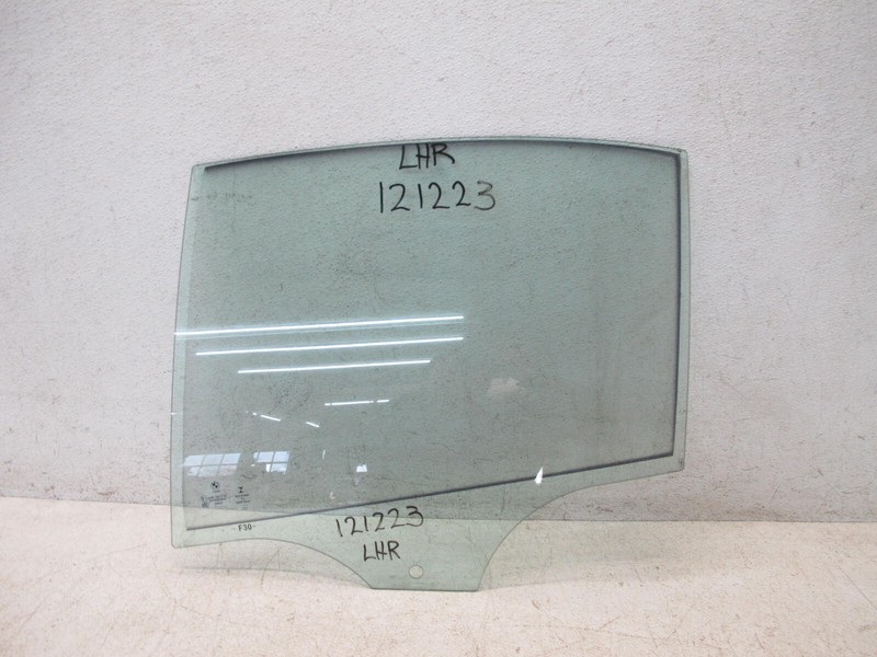 12-18 BMW F30 335i 328i SEDAN BIG WINDOW GLASS LEFT DRIVER REAR OEM 121223