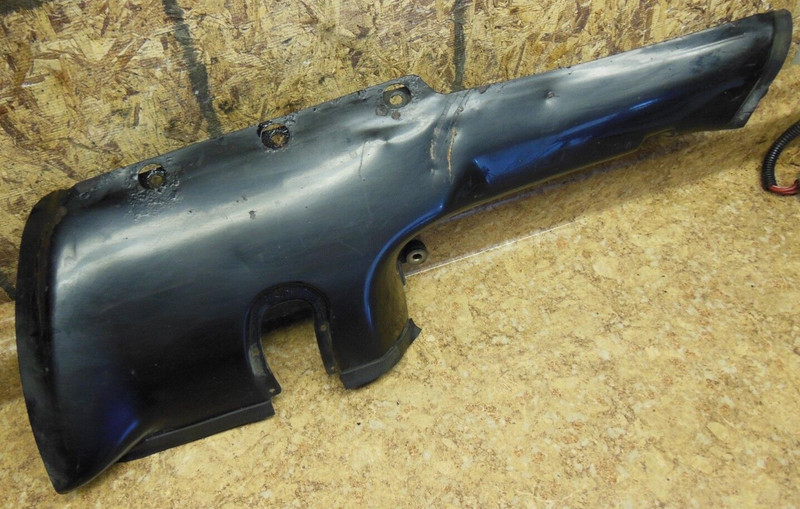 1991 Honda Goldwing GL1500 GL 1500 A Black Exhaust Header Cover Panel Trim Heat