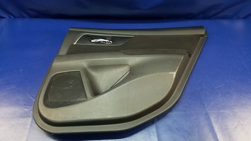 2015 NISSAN ALTIMA REAR RIGHT PASSENGER SIDE INSIDE DOOR TRIM PANEL BLACK #74023
