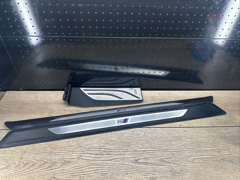 14-18 BMW F22 M SPORT SET OF 3 LEFT & RIGHT DOOR STEP SILL TRIM COVER KICK PLATE