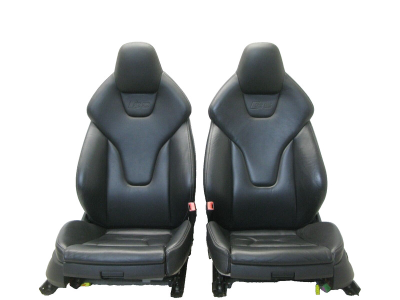 08-17 AUDI 8T S5 SPORT SEAT COMPLETE TRACK FRONT LEFT RIGHT OEM 102023
